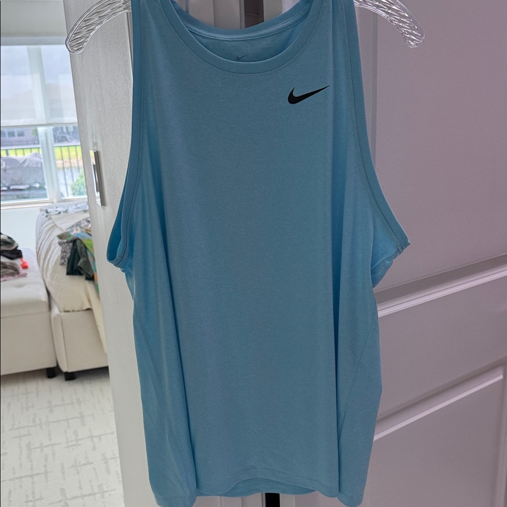 Nike Women's Aqua Blue Tank Top